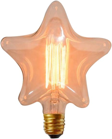 Star Shaped Filament Led Light Bulb