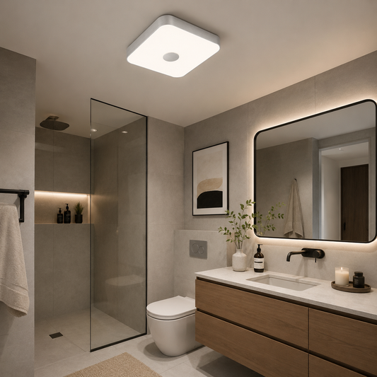 Silver Edge Ceiling Light