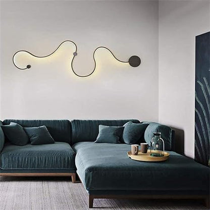 Wall Light Snake Shape 125cm