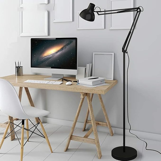 Modern Stapler Adjustable Long Arm Floor Lamp