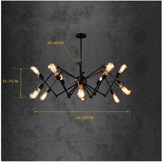 Freely Adjust Swing Chandelier