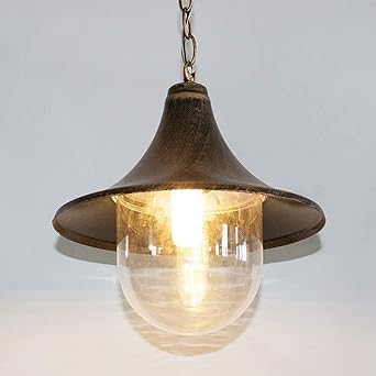 Glass Lantern Loft Pendant Light