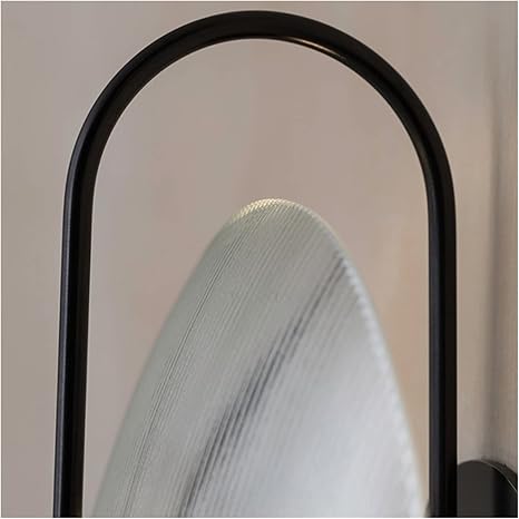 Artistic Ribbed Glass Wall Lamp