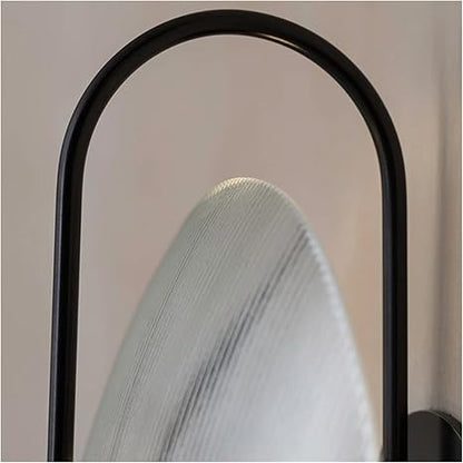 Artistic Ribbed Glass Wall Lamp