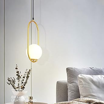 Glass Shade Drop Pendant Light