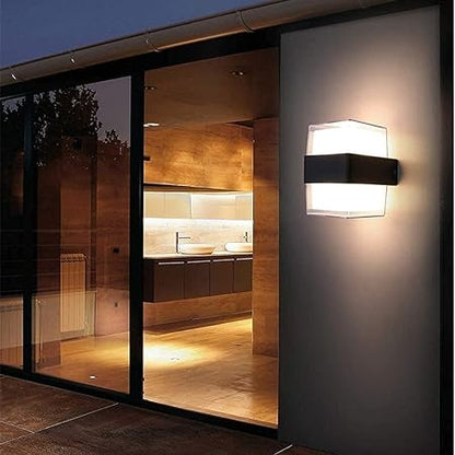 Modern Wall Lamp Acrylic Double Box Shape