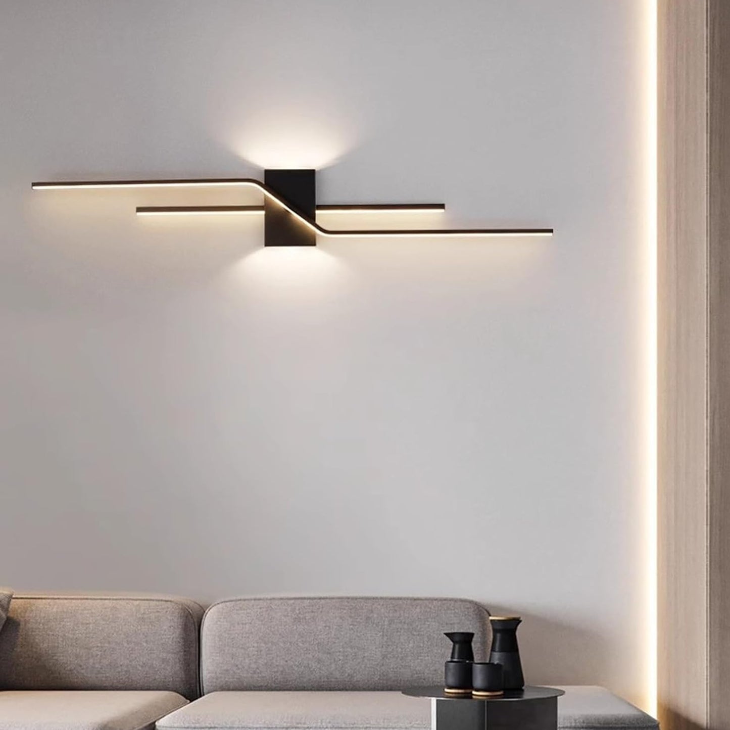 Modern Intersected Linear Led Light