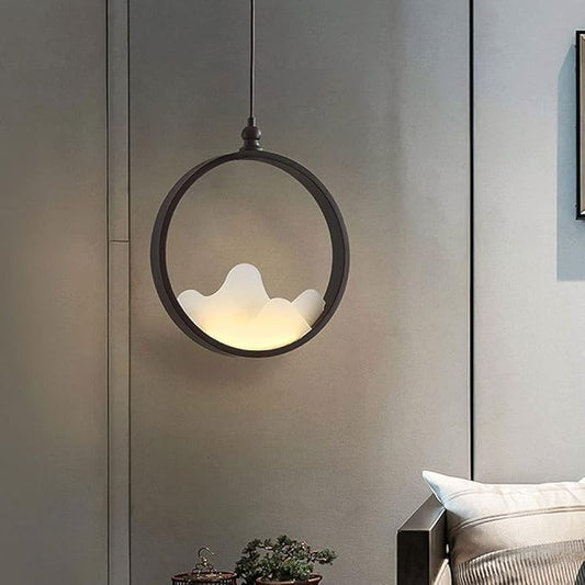 Mountain Scene Pendant Light
