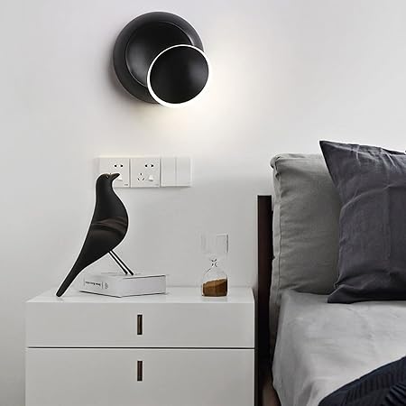 Decorative Wall Lamp Round Shape Movable