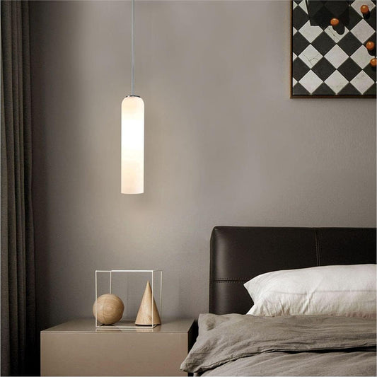 Simple Milky Glass Pendant Light
