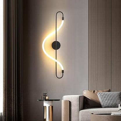 Musical Note Shaped Wall Lamp