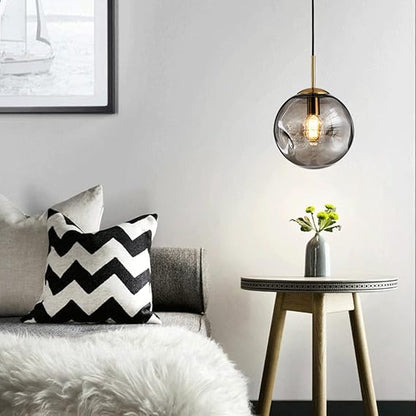 Concave Glass Ball Luxury Pendant Light