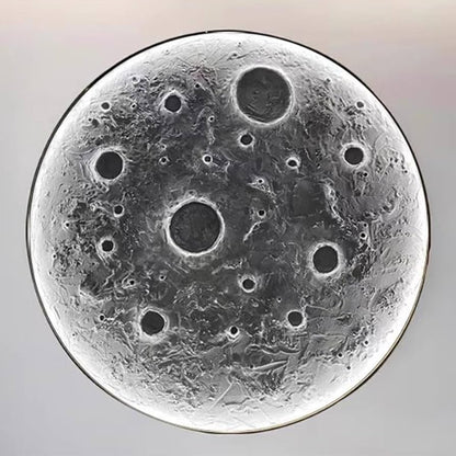 Realistic Resin Moon Wall Lamp