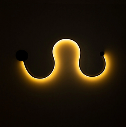 Wall Light Snake Shape 55cm