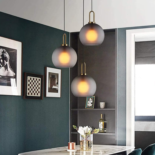Modern Dark Grey Pendant Light