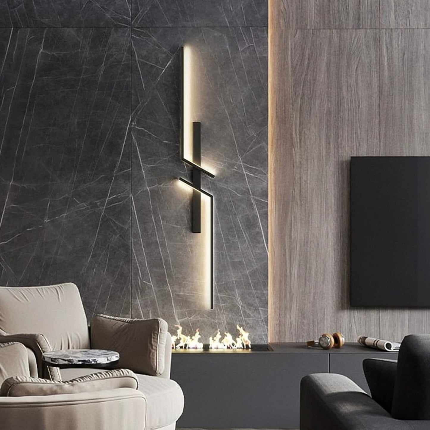 Nordic Double Linear Wall Light