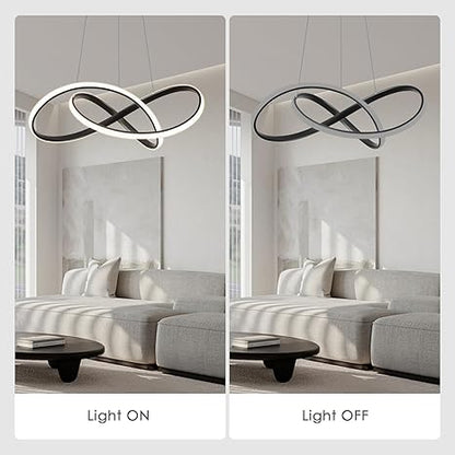 Modern Round Infiniti Shape Chandelier