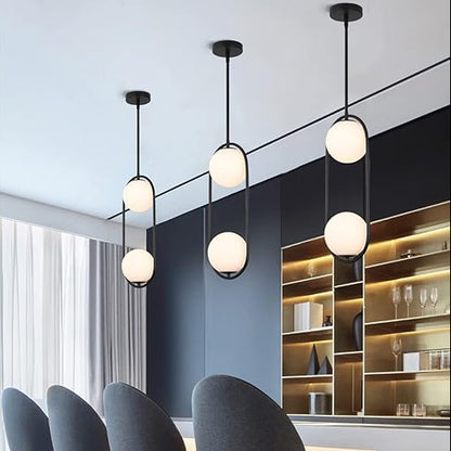 Double Glass Ball Pendant Light