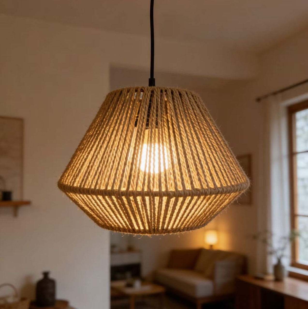 Solara Woven Pendant Light