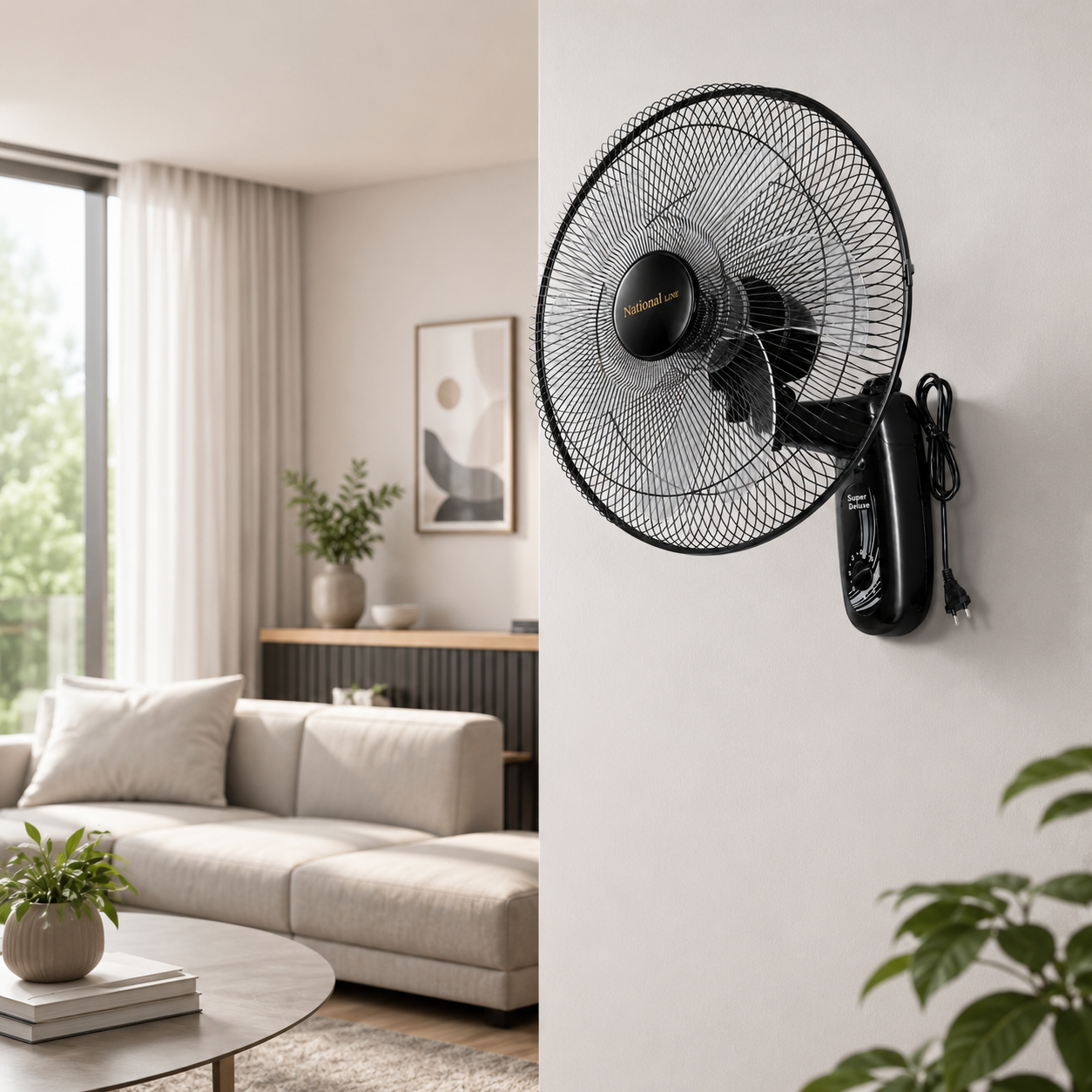National Line Adjustable Pedestal Fan
