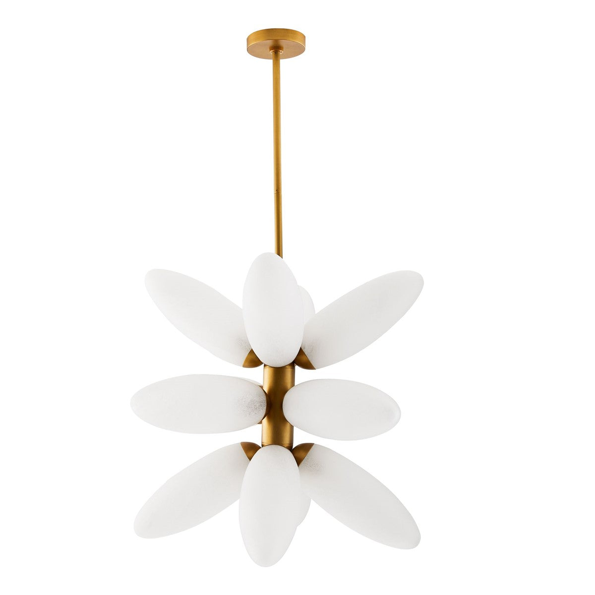 Art Glass Flower Shape Chandelier