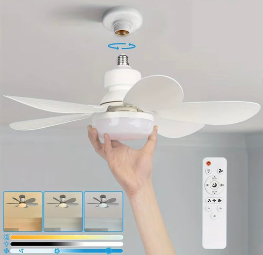 Dimmable Color Changing LED Ceiling Fan Light