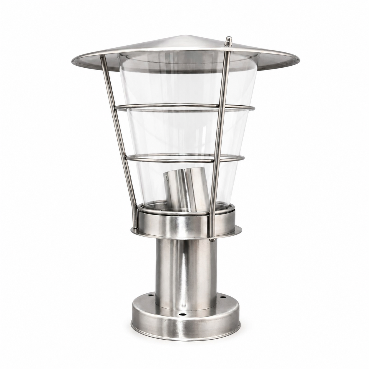 Stainless Lantern Pillar Light