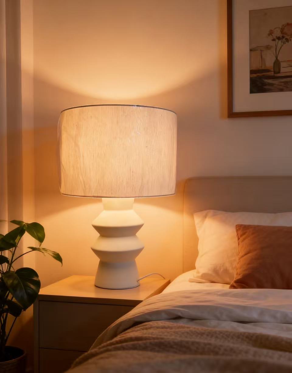 SoftAura Ceramic Table Lamp