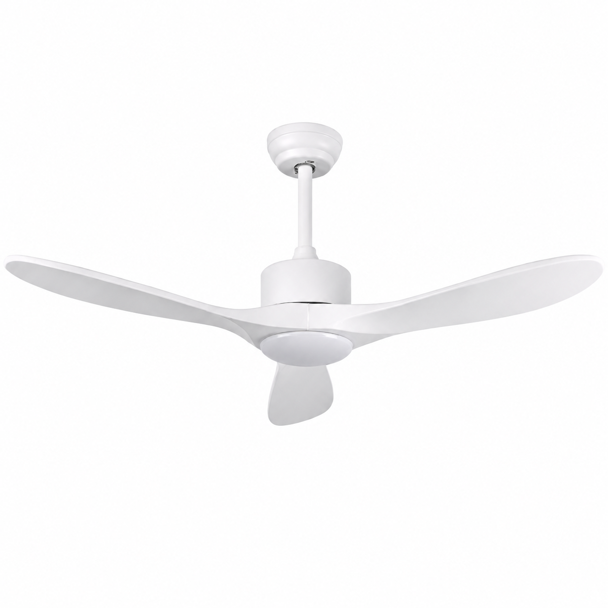 Modern 3-Blade Ceiling Fan with Wooden Blades