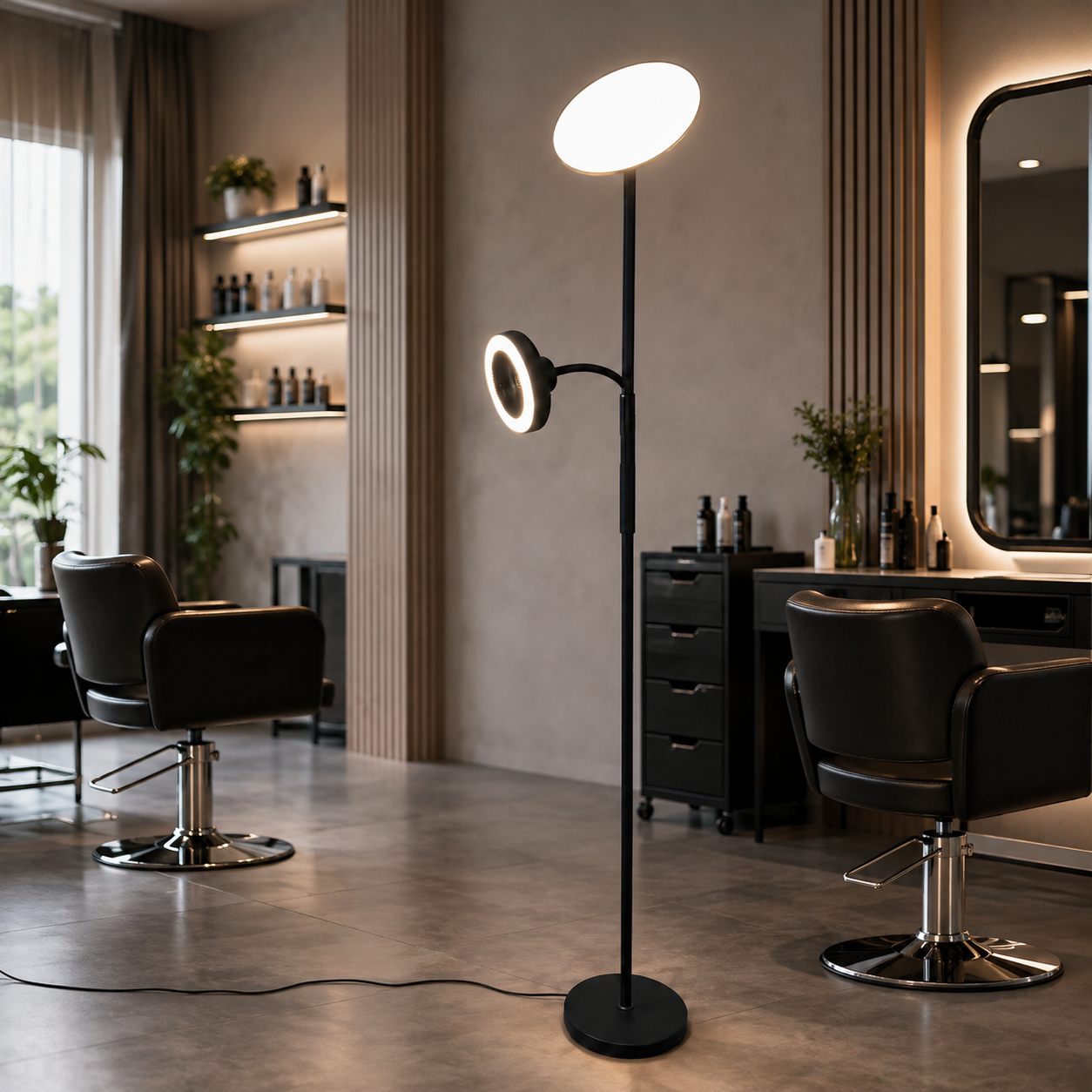 Modern GlowFan Floor Lamp
