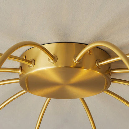 Contemporary Flush Mount Chandelier