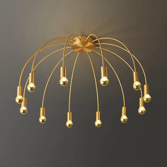 Contemporary Flush Mount Chandelier