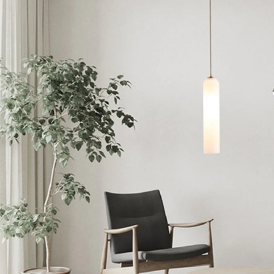 Milky Glass Pendant Light