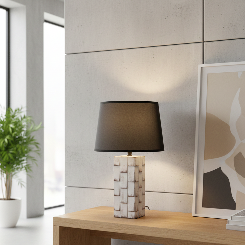 Cubes Merged Ceramic Table Lamp