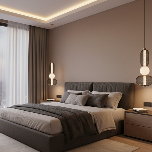 Metal Mesh Pendant Light