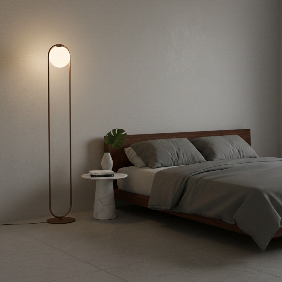 Oval Shape Floor Lamp