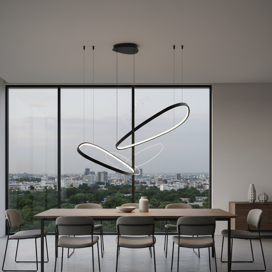 Halo Square Led Pendant Light