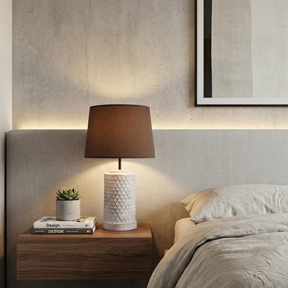 Ceramic Cylinder Table Lamp