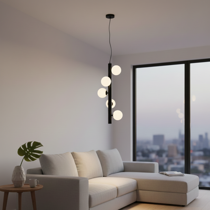 Nova Luce Milky Glass pendant lamp