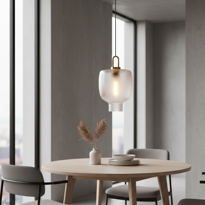 Modern Textured Glass Pendant Light