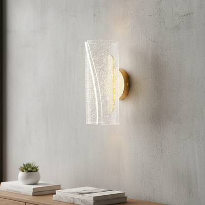 Modern Frosted Crystal Wall Lamp