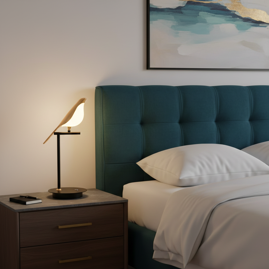 Golden Bird Table Lamp