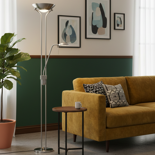 The Meridian Dual-Action Floor Lamp
