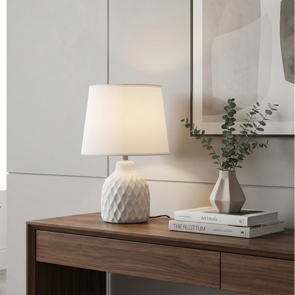 Mini Drum Ceramic Table Lamp