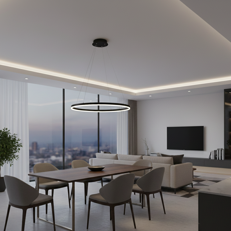 Modern Led Ring Pendant Light