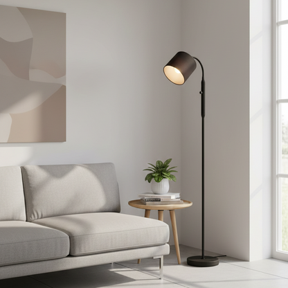 Home Sweet Home Modern Black Floor Lamp