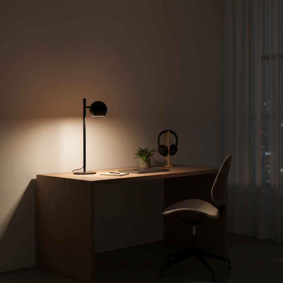 Modern Led Table Lamp Adjustable Head