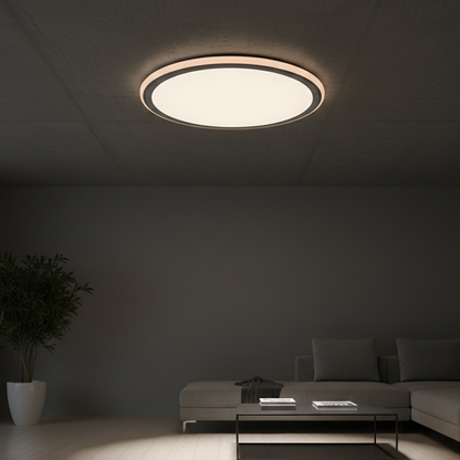 Down Light Led Surface Slim Frame Black