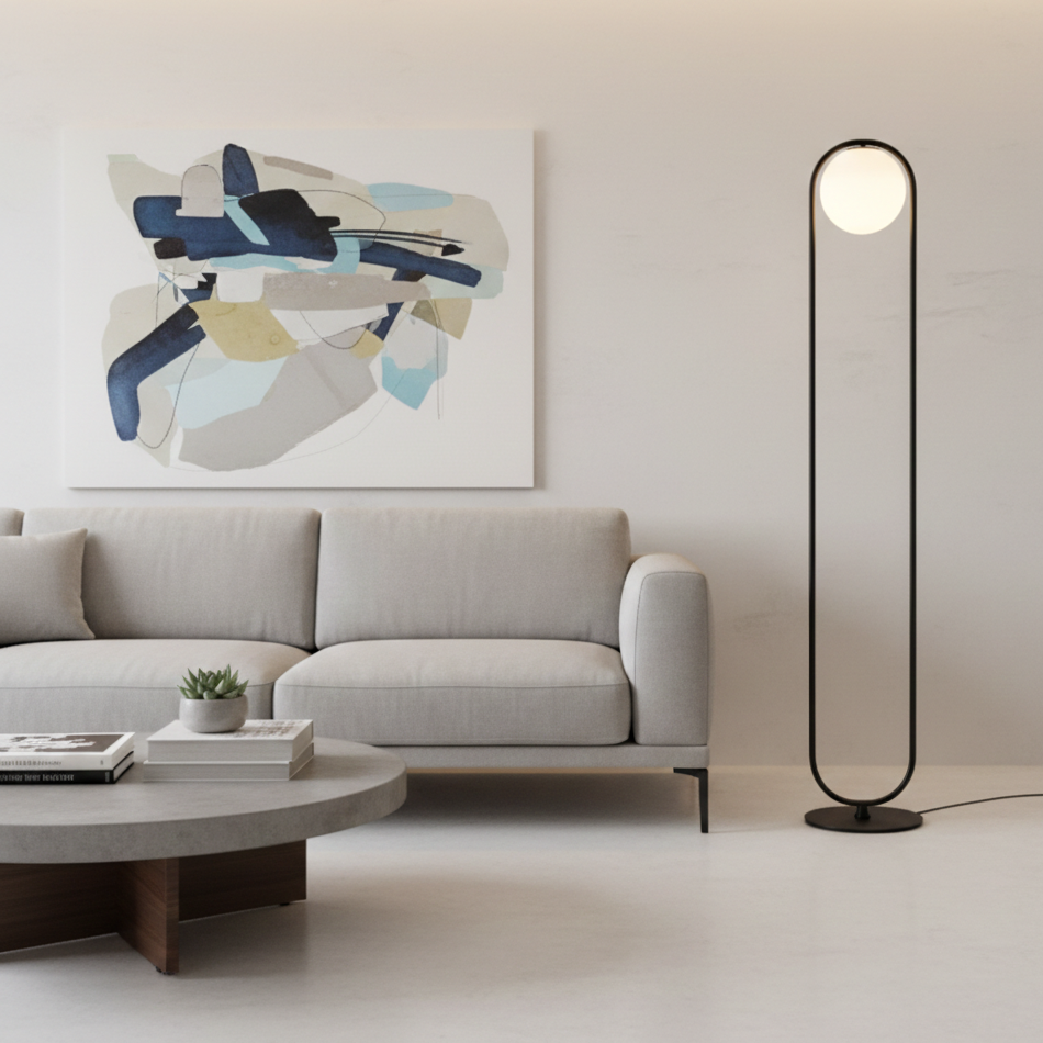 Oval Shape Floor Lamp