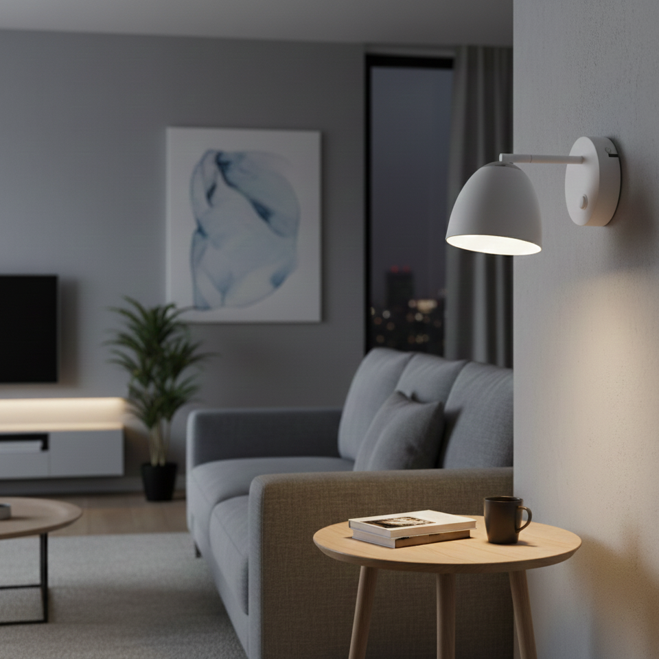 Simple Wall Lamp with Switch